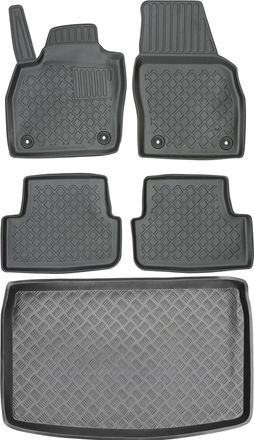 OEM Juego De Alfombrillas Para Coche Y Maletero Para Volkswagen Polo Vi Hatchback De 2017