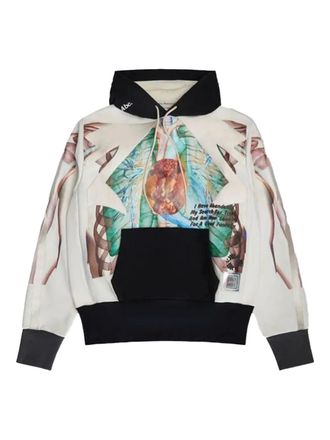 Advisory Board Crystals Birthstone - November Natural hoodie - men - Polyester/Cotton - M - Neutrals