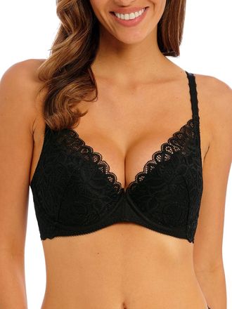 Wacoal Womens Raffine Plunge Bra - Black material_polyamide - Size 38C