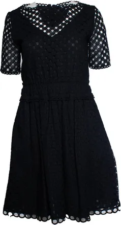 Carven lace pattern mini dress