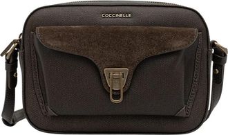 Coccinelle Crossbody Bag - Dames - Schoudertassen - Groen - ONE Size - Katoen - Tassen