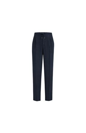 Brunello Cucinelli Trousers with drawstring in Navy Blue at Nordstrom, Size 46 It