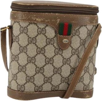 Gucci Pre-owned Cross Body Bags, female, Beige, Size: ONE SIZE Pre-owned Vintage Cross Body Bag