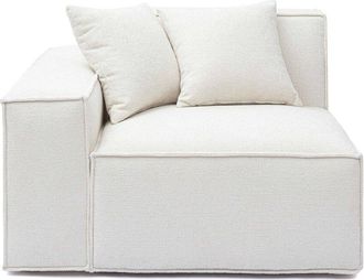 TOV Furniture Tov Furniture Mindy Chenille Basketweave Laf Corner Chair