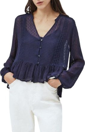 Pepe Jeans London Dames ARVANA Shirt Blauw 351556