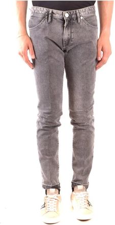 Pantaloni Torino Klassieke Denim Jeans voor Mannen - Heren - Slim Fit Jeans - Grijs - W32 - Denim - Jeans