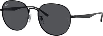 Ray-Ban Dark Grey Round Unisex Sunglasses RB3727D 002/87 57
