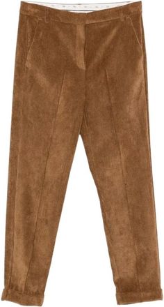 iBlues Iblciurma Pantalones Tapered - Trousers - Mujer - Marr&oacute;n - 2XS