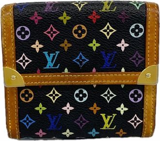 Louis Vuitton Noir Wallet (Tri-Fold) (Pre-Owned)