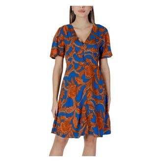 b.young Dames, Jurken, Veelkleurig, Maat: XS Viscose