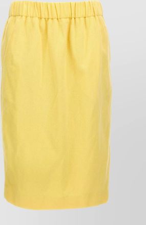 Dries Van Noten safya skirt with back slit and side pockets