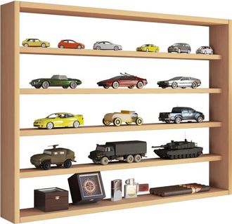 ebuy24 Colgante De Estanter&iacute;a Vcm Dimensiones Aprox. Al. 60 X An. 80 X P. 10 Cm Moderno Y Ahorrador De Espacio Estante De Pared - Osado L (blanco / Roble De 