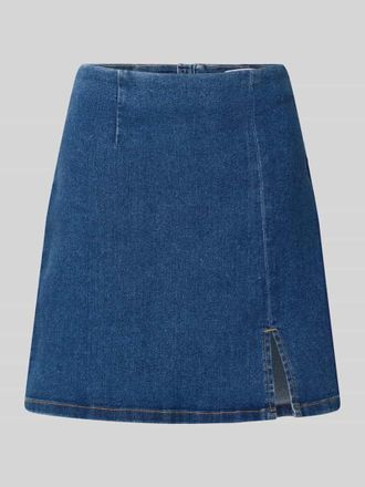 Vero Moda Eng anliegender Jeansrock mit Frontschlitz Modell NELLY in Dunkelblau, Gr&ouml;&szlig;e L