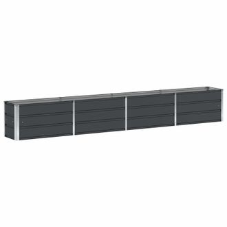 vidaXL Jardinera Antracita 320 X 40 X 45 Cm Acero Vidaxl