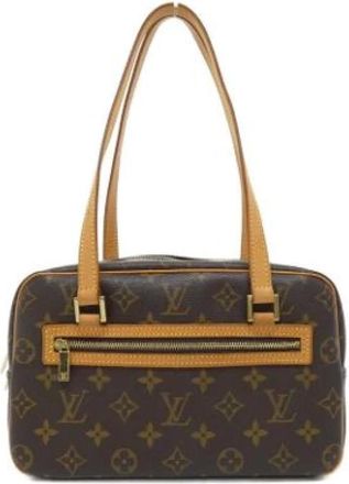 Louis Vuitton Pre-owned Shoulder Bags, female, Brown, Size: ONE SIZE Pre-owned Canvas louis-vuitton-bags