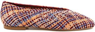 Andrea Gomez Dalia Woven Multi Fabric Ballerina Flat in Multi Color at Nordstrom, Size 39.5