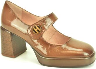 Hispanitas Bruin Kant Riem voor Vrouwen - Dames - Pumps - Bruin - 41 EU - Schoenen