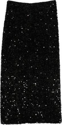 Vince Gonna midi con paillettes - Nero