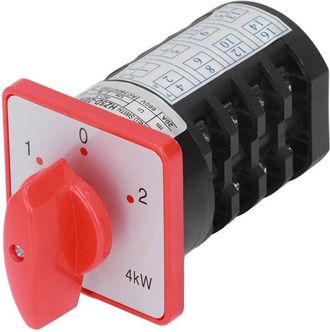 OEM Perilla Giratoria Berm, Selector De 4 Secciones Y 3 Posiciones Para Ac380v