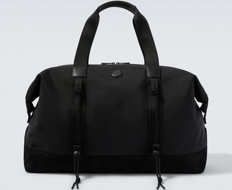 Moncler Leather-trimmed duffel bag