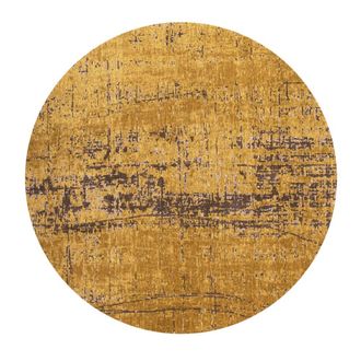 Louis De Poortere Alfombra de poli&eacute;ster oro, 240x240 cm