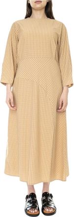 Elvine Glea Dress - Dames - Casual kleedjes - Beige - XS - Polyester - Kleedjes