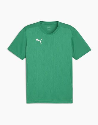 Puma Mens Teamfinal Training Short Sleeve Performance T-Shirt - Green - Size: 40