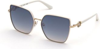 Guess GU7790-S 32W Womens Sunglasses White Size 61