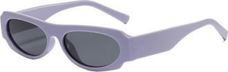 Generic Square Small Frame Woman Street Shooting Sunglasses Trend Man Outdoor Commuting Sun Glasses(Purple)