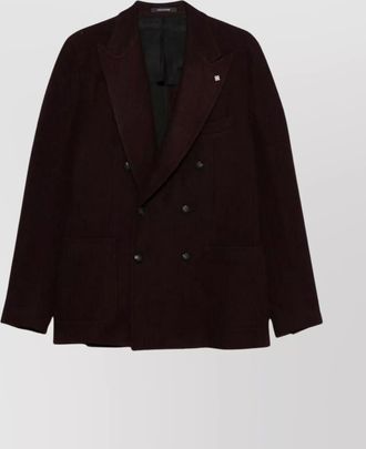 Tagliatore mens jacket with notched lapels and pockets