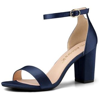 Sandales à Talons Epais Femme Été Bout Ouvert Chaussures Mode Avec