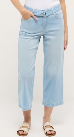 Angels 7/8-Jeans ANGELS Linn City, Damen, Gr. 34, L&auml;nge 24, bleached blau used, Denim/Jeans, Obermaterial: 89% Baumwolle, 8% Polyester, 3% Elasthan, unifarbe