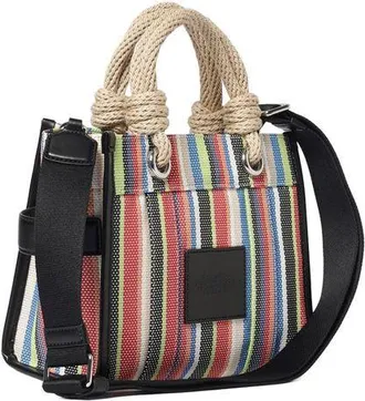 Marc Jacobs Striped PVC Tote Bag - Multicolor
