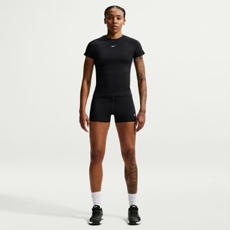 Nike Womens Nike Pro Sculpt High-Waisted 3 Biker Shorts in Black | FV7033-010