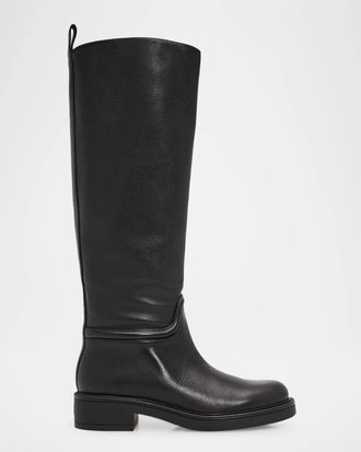 Stuart Weitzman 20mm Celia Leather Knee-High Riding Boots