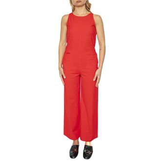 Thinking Mu Adriana Jumpsuit - Dames - Jumpsuits - Rood - M - Katoen - Jumpsuits & Playsuits