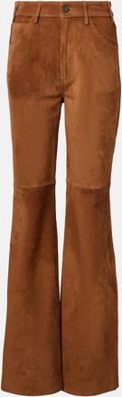 Nili Lotan Pantaloni flared Roe in suede