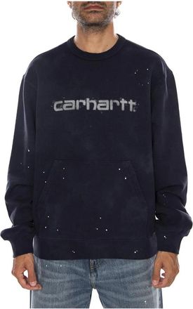 Carhartt Work in Progress Painter Sweatshirt - Heren - Sweatshirts - Blauw - L - Katoen - Hoodies & sweatvesten