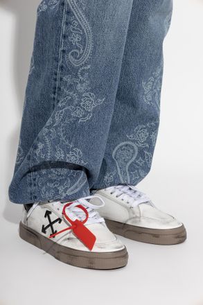 Off-white Vulc Low Worn Out Sneakers, Womens, Grey
