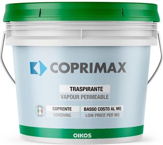 Oikos Pittura traspirante Oikos Coprimax Tonalit&agrave; dal bianco lt. 10