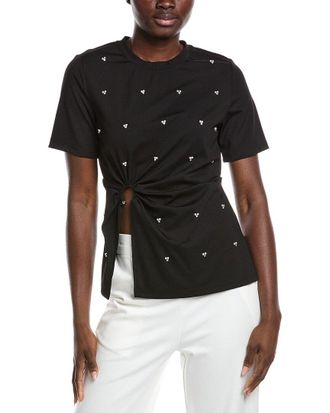 Gracia Front Stone Work Side Slit Top