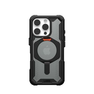 Urban Armor Gear Funda Protectora Uag Plasma Xte Magsafe Con Soporte Para Iphone 16 Pro Compatible Con Magsafe (negro/naranja)