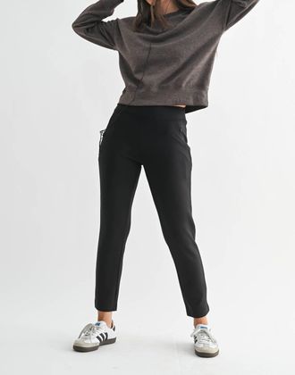 Mono B Burned Out Crewneck Sweater In Espresso