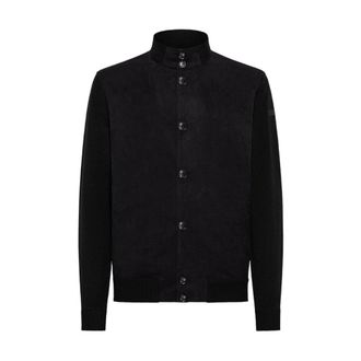 Roberto Ricci Design Light Jackets, male, Black, L, Nabucco Val Soft Knit