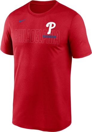 Nike Philadelphia Phillies Knockout Team Legend Nike Mens Dri-FIT MLB T-Shirt in Red | NKGK62QPP-HMW