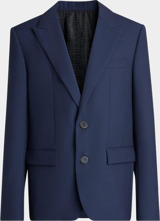 Balmain Men & apos;s Cotton Peak Lapel Single-Breasted Sport Jacket