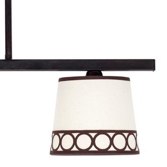 Fabrilamp Fabrilamp - Lampara Modelo Dalia De 2xe14 Beige/marron De