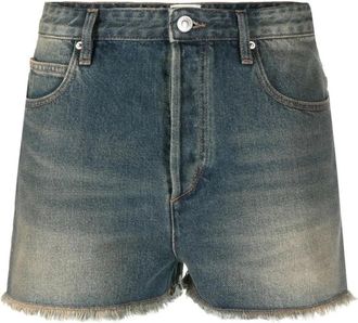 Isabel Marant Maglieria Denim Shorts - Dames - Denim shorts - Blauw - 2XS - Denim - Korte Broeken