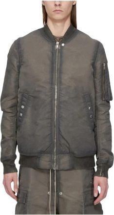 Rick Owens Classic Flight - Heren - Bomber jackets - Grijs - L - Katoen - Jassen