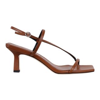 Aeyde High Heel Sandals, female, Brown, Size: 10 US Elise Toe-Post Sandals
